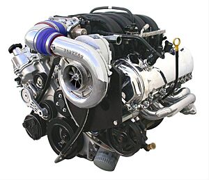 Vortech Tuner Kit w/V-3 Si & Charge Cooler Black Finish (05-06 Mustang GT)