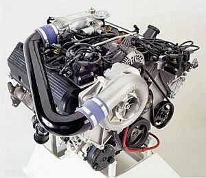 Vortech Tuner Kit, w/V-3 Si & Cooler, Polished Finish (96-98 Ford Mustang GT)