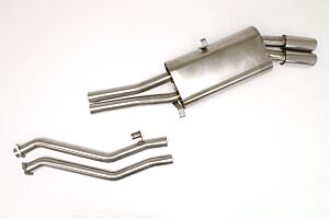 Billy Boat B&B BMW E30 325i 325is Cat Back Exhaust System (Round Tips) FBMW-0530