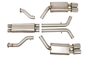 Billy Boat B&B Chevy C4 Corvette ZR1 Cat Back Exhaust System (Oval Tips) FCOR-0005