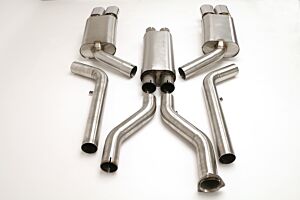 Billy Boat B&B Chevy C4 Corvette ZR1 Fusion Cat Back Exhaust System (Oval Tips) FCOR-0006