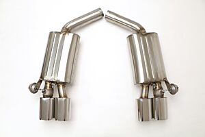 Billy Boat  B&B Chevy C4 Corvette Fusion Axle Back Exhaust System 3in. (Oval Tips) FCOR-0045