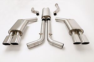 Billy Boat B&B Chevy C4 Corvette LT1 Cat Back Exhaust System (Oval Tips) FCOR-0065