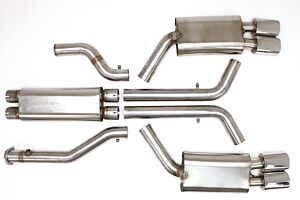 Billy Boat B&B Chevy C4 Corvette LT4 Cat Back Exhaust System (Oval Tips) FCOR-0060