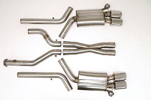 Billy Boat B&B Chevy C4 Corvette LT4 Fusion Cat Back Exhaust System (Oval Tips) FCOR-0061