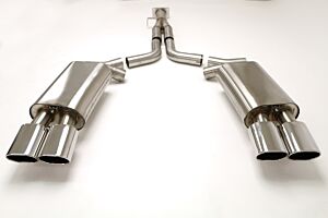 Billy Boat B&B Chevy C4 Corvette L98 Cat Back Exhaust System 2 1/2" Pipe, 2-Bolt Flange (Oval Tips) FCOR-0070
