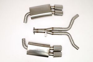 Billy Boat B&B Chevy C4 Corvette L98 Cat Back Exhaust System 2 1/2" Pipe, 2-Bolt Flange (Oval Tips) FCOR-0071