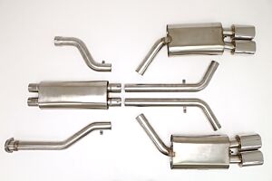 Billy Boat B&B Chevy C4 Corvette LT1 Cat Back Exhaust System 2 1/2" (Oval Tips) FCOR-0350