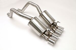 Billy Boat B&B Chevy C6 Corvette Z06 ZR1 Gen. 3 Fusion Axle Back Exhaust System (Oval Tips) FCOR-0561