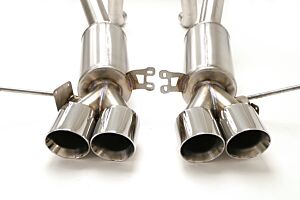Billy Boat B&B Chevy C7 Corvette Z06 Bullet-PRT Axle Back Exhaust System (Round Tips) FCOR-0679