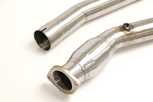 Billy Boat B&B Cadillac CTS-V Gen2 Header-Back Exhaust System with X-Pipe 3" Flange (Round Tips) FDOM-0323