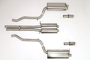 Billy Boat B&B Audi A6 Cat Back Exhaust System 2.7T 6spd, Inc Allroad (Round Tips) FPIM-0515