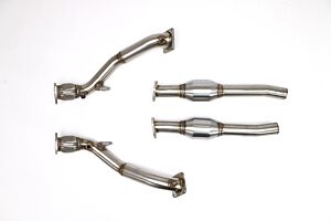 Billy Boat B&B Audi A6 Turbo Downpipes with High Flow Cats 2.7T (FPIM-0519)