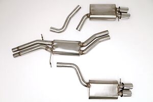 Billy Boat B&B Audi S5 Cat Back Stealth Exhaust System 3.0L (Round Tips) FPIM-0572