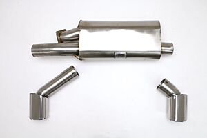 Billy Boat B&B Porsche 911 930 Turbo Rear Exhaust System, Twin Outlet Muffler (Oval Tips) FPOR-0215