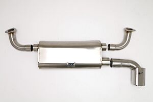 Billy Boat B&B Porsche C2/4 Rear Exhaust System, Muffler for Billy Boat Header Single Outlet (Oval Tips) FPOR-0655