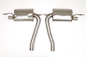 Billy Boat B&B Porsche Cayenne S Rear Exhaust System (uses OE Tips) FPOR-0926