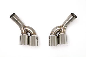 Billy Boat B&B Porsche 997 Quad Double Wall Tips, Pair (FPOR-2050)