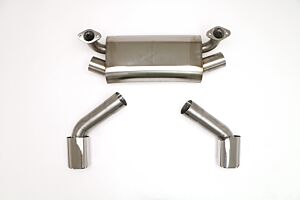 Billy Boat B&B Porsche 911 Rear Exhaust System, Muffler Twin Inlet with Twin Outlet (Oval Tips) FPOR-4115