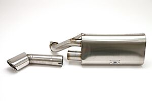 Billy Boat B&B Porsche 911 Rear Exhaust System, Muffler Single Inlet and Outlet (Oval Tips) FPOR-4305