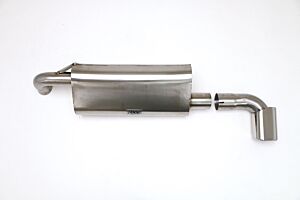 Billy Boat B&B Porsche Carrera C2/4 Rear Exhaust System, Muffler Single Inlet and Outlet (Oval Tips) FPOR-6105