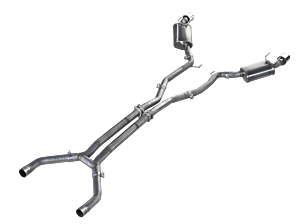 American Racing Headers ARH Camaro V6 2010-UP Full Catback w/ Stainless Steel Tips (DIRECT FIT TO STOCK CATS)