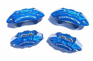 TPS Corvette C7 Powder Coated Brake Calipers (Candy Blue)
