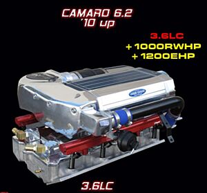 Kenne Bell 10-2015 LS3 Camaro 3.6LC Liquid Cooled Mammoth Intercooled Supercharger Kit-TUNER KIT
