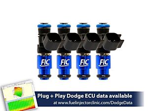 Fuel Injector Clinic 1200CC (Previously 1100CC) FIC Dodge SRT-4  Injector Set (HIGH-Z)