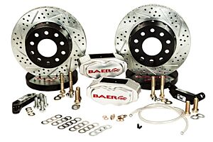 Baer 11" Front SS4+ Deep Stage Drag Race Brake System W/ OE Spindles (Camaro 10-15)