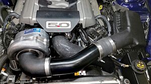 Procharger HO Intercooled System with Factory Airbox W/ P-1SC-1 or P-1X supercharger- (Mustang GT 15-17)