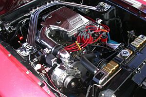 Paxton Passenger Side Mount w/ NOVI 1200 Polished Finish (64-68 289/302 Carbureted Mustang)