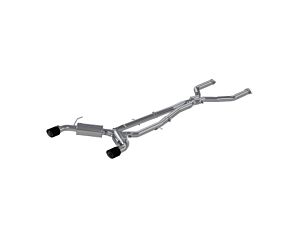 MBRP T304 Stainless Steel 3" Catback Exhaust System Dual Rear w/Carbon Fiber Tips (Infiniti Q50 3.0L RWD/AWD 2016-2020)