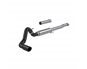MBRP Black Coated Aluminized Steel 4" Single Side Catback Exhaust System (Race Version) Ford F-150 2021-2022