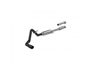 MBRP Black Coated Aluminized Steel 3" Single Side Catback Exhaust System Ford F-150 2021-2022
