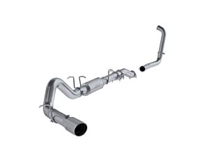 MBRP Aluminized Steel 4" Turbo Back Single Side Stock Cat Exit (Ford F-250 | F-350 6.0L 2003-2007)