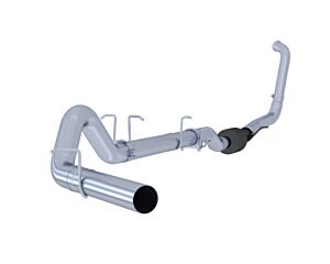 MBRP 4 Turbo Back Single Side Exit No Muffler" For (03-07 Ford F-250/350 6.0L, Extended Cab/Crew Cab)