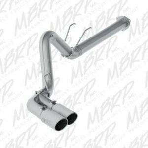 MBRP T409 Stainless Steel 4" Filter Back Single Side Dual Exit (Ford F-250 | F-350 | F-450 6.7L 2017-2021)
