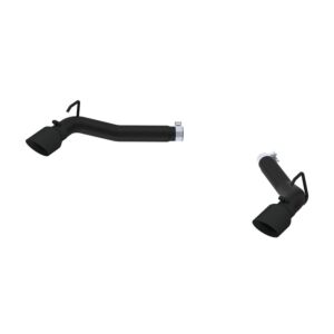 MBRP 3 Axle Back muffler bypass, Black Coated" (2010-2015 Chev - Camaro, 6.2L)