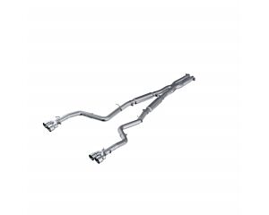 MBRP 3" Aluminized Steel Dual Rear Catback Exhaust System w/ Quad Tips (Street Version) Dodge Challenger 2015-2016