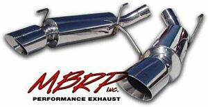 MBRP 05-2010 Mustang GT / GT500 T-304 Stainless Dual Muffler Axle Back