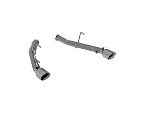 MBRP T304 Stainless Steel 2.5" Dual Axle Back Muffler Bypass (Ford Mustang GT 4.6L 2005-2010)