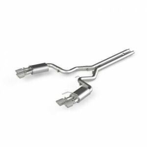 MBRP Street Version 3" Aluminized Steel Catback Exhaust w/ Quad 4" Dual Wall Tips (Ford Mustang GT 5.0L 2018-2022)
