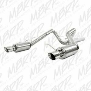 MBRP T409 Stainless Steel 3" Catback Dual Split Rear Race Version (Ford Mustang GT | Shelby GT500 2011-2014)