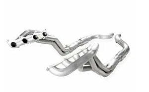 Stainless Power 1-7/8" Long Tube Headers with 3" Catted Lead Pipes (Factory Connect) (15-23 Mustang GT)