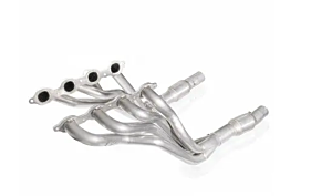 Stainless Power Long Tube Headers with X-Pipe Stock Axleback/SW Axleback Connection (2016-2022 Camaro SS)