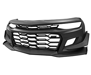iKon Motorsports 1LE Style Unpainted Black Front Bumper Guard PP (19-23 Camaro)