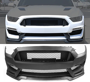 iKon Motorsports Style Front Bumper Conversion Full Set (15-17 Mustang GT350)