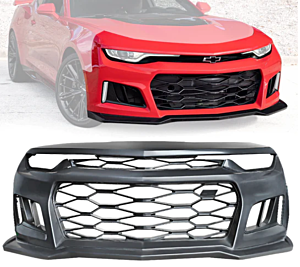 iKon Motorsports Style Unpainted Front Bumper Guard Cover PP (19-23 Chevy Camaro ZL1)