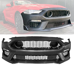 iKon Motorsports Unpainted Front Bumper Cover PP (18-23 Mustang Mach 1)